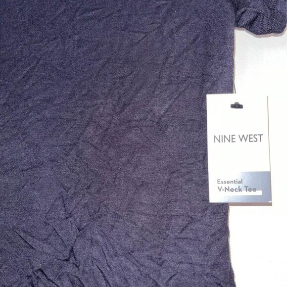 New! Black Tee by Nine West, Small - Picture 4 of 7